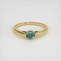 0.71 Ct. Gemstone Ring, 18K Yellow Gold 1