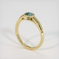 0.71 Ct. Gemstone Ring, 18K Yellow Gold 2