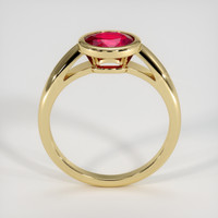 1.19 Ct. Ruby Ring, 18K Yellow Gold 3