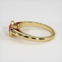 1.19 Ct. Ruby Ring, 18K Yellow Gold 4