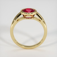 1.21 Ct. Ruby Ring, 18K Yellow Gold 3