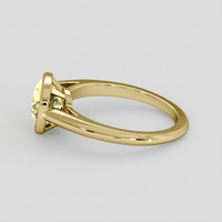 3.25 Ct. Yellow Sapphire Ring, 18K Yellow Gold 4