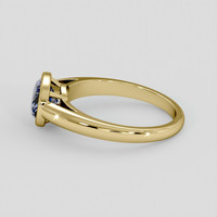 2.20 Ct. Bi Color Sapphire Ring, 18K Yellow Gold 4
