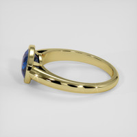 2.02 Ct. Blue Sapphire Ring, 18K Yellow Gold 4