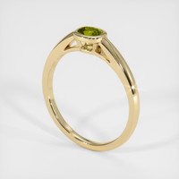 0.61 Ct. Sapphire Ring, 18K Yellow Gold 2