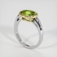 2.84 Ct. Gemstone Ring, 14K Yellow & White 2