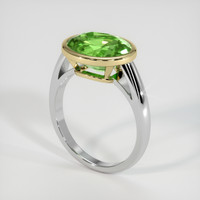 3.96 Ct. Gemstone Ring, 14K Yellow & White 2