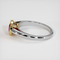 1.19 Ct. Ruby Ring, 14K Yellow & White 4