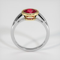 1.21 Ct. Ruby Ring, 14K Yellow & White 3