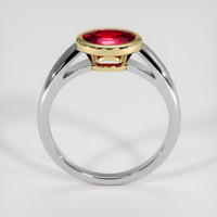 1.24 Ct. Ruby Ring, 14K Yellow & White 3