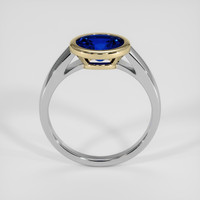 1.46 Ct. Blue Sapphire Ring, 14K Yellow & White 3