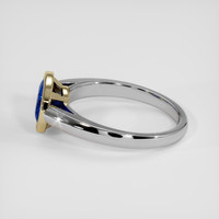1.46 Ct. Blue Sapphire Ring, 14K Yellow & White 4
