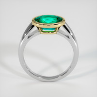 1.86 Ct. Emerald Ring, 18K Yellow & White 3