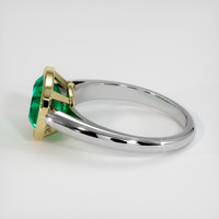 1.90 Ct. Emerald Ring, 18K Yellow & White 4