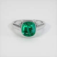 2.79 Ct. Emerald Ring, Platinum 950 1