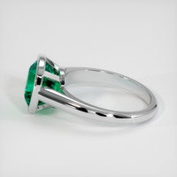 2.79 Ct. Emerald Ring, Platinum 950 4