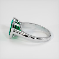 2.45 Ct. Emerald Ring, Platinum 950 4