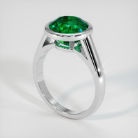 3.42 Ct. Emerald Ring, Platinum 950 2