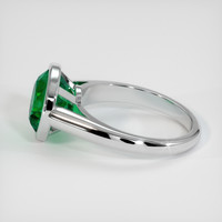 3.42 Ct. Emerald Ring, Platinum 950 4