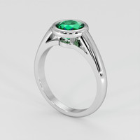 1.18 Ct. Emerald Ring, Platinum 950 2