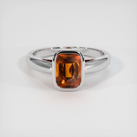 2.25 Ct. Gemstone Ring, Platinum 950 1