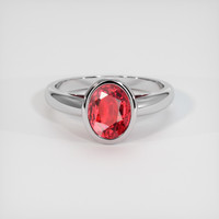 1.83 Ct. Gemstone Ring, Platinum 950 1