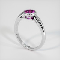 0.88 Ct. Gemstone Ring, Platinum 950 2