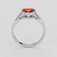 1.16 Ct. Padparadscha Sapphire Ring, Platinum 950 3