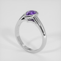1.75 Ct. Purple Sapphire Ring, Platinum 950 2