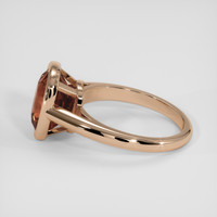 10.19 Ct. Orange Zircon Ring, 14K Rose Gold 4