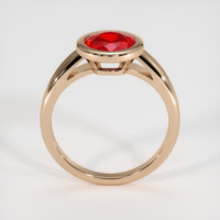 1.67 Ct. Ruby Ring, 14K Rose Gold 3