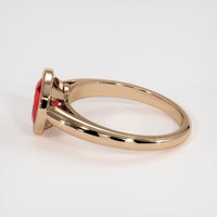 1.67 Ct. Ruby Ring, 14K Rose Gold 4