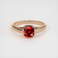 1.31 Ct. Ruby Ring, 14K Rose Gold 1