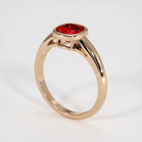 1.31 Ct. Ruby Ring, 14K Rose Gold 2