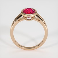 2.03 Ct. Ruby Ring, 14K Rose Gold 3