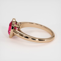 2.03 Ct. Ruby Ring, 14K Rose Gold 4