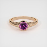 0.88 Ct. Gemstone Ring, 18K Rose Gold 1