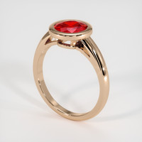 1.67 Ct. Ruby Ring, 18K Rose Gold 2