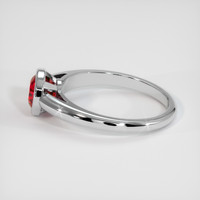 1.39 Ct. Ruby Ring, 14K White Gold 4