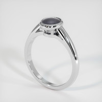 1.97 Ct. Sapphire Ring, 14K White Gold 2