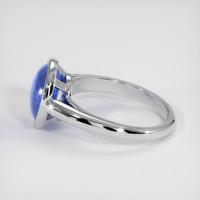4.95 Ct. Sapphire Ring, 14K White Gold 4