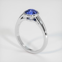 1.15 Ct. Sapphire Ring, 14K White Gold 2