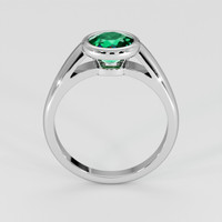 1.18 Ct. Emerald Ring, 18K White Gold 3