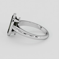2.02 Ct. Green Sapphire Ring, 18K White Gold 4
