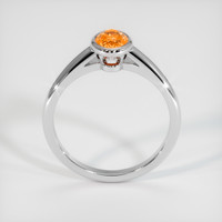 0.72 Ct. Sapphire Ring, 18K White Gold 3