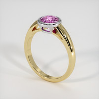 1.12 Ct. Gemstone Ring, 14K White & Yellow 2