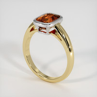 2.25 Ct. Gemstone Ring, 14K White & Yellow 2