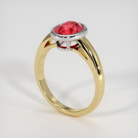 1.83 Ct. Gemstone Ring, 14K White & Yellow 2