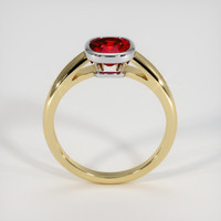 1.31 Ct. Ruby Ring, 14K White & Yellow 3