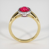 2.03 Ct. Ruby Ring, 14K White & Yellow 3